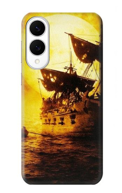 S0841 Pirates Perle noire Etui Coque Housse pour Samsung Galaxy S25 Edge
