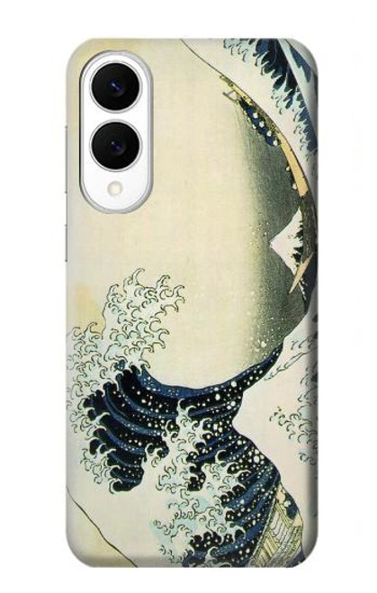 S1040 Hokusai La grande vague de Kanagawa Etui Coque Housse pour Samsung Galaxy S25 Edge