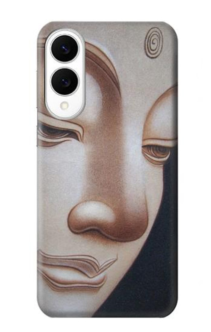 S1255 Visage du Bouddha Etui Coque Housse pour Samsung Galaxy S25 Edge