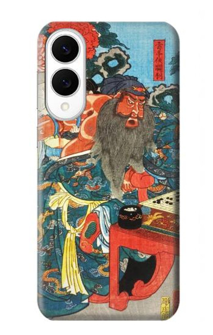 S1826 Utagawa Kuniyoshi Guan Yu Etui Coque Housse pour Samsung Galaxy S25 Edge