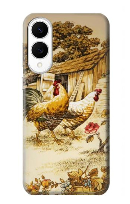 S2181 Français Pays Poulet Etui Coque Housse pour Samsung Galaxy S25 Edge