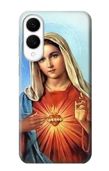 S2420 La Vierge Marie Santa Maria Etui Coque Housse pour Samsung Galaxy S25 Edge