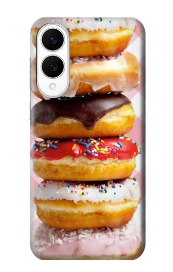 S2431 Fantaisie douce Donuts Etui Coque Housse pour Samsung Galaxy S25 Edge