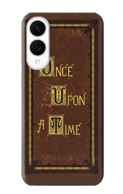 S2824 Il était une Fois Livre Couverture Etui Coque Housse pour Samsung Galaxy S25 Edge