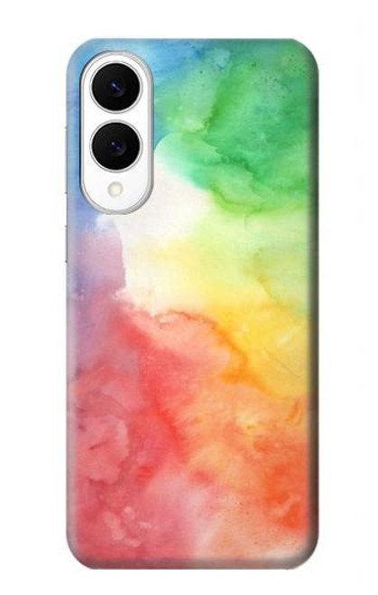 S2945 Aquarelle colorée Etui Coque Housse pour Samsung Galaxy S25 Edge