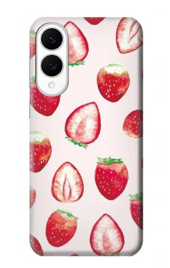 S3481 fraise Etui Coque Housse pour Samsung Galaxy S25 Edge