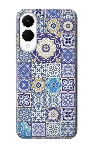 S3537 Motif marocain Mosaïque Etui Coque Housse pour Samsung Galaxy S25 Edge
