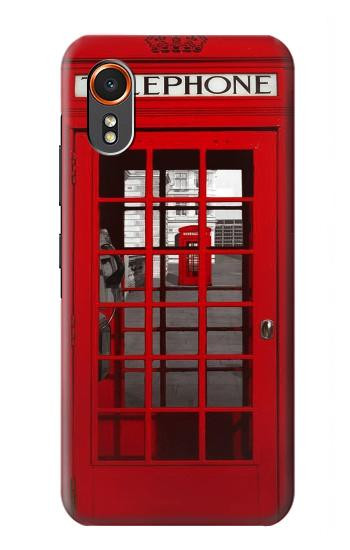 S0058 Cabine téléphonique Etui Coque Housse pour Samsung Galaxy XCover7