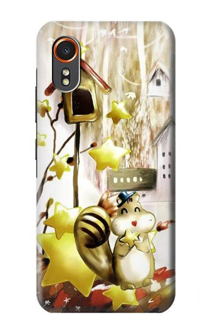 S0109 Écureuil mignon Dessin animé Etui Coque Housse pour Samsung Galaxy XCover7