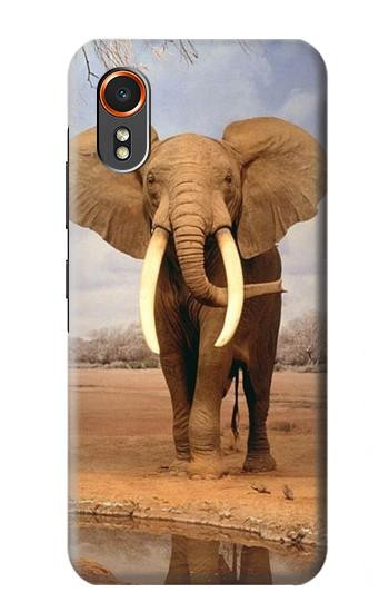 S0310 éléphant d'Afrique Etui Coque Housse pour Samsung Galaxy XCover7