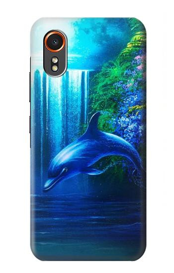 S0385 Dauphin Etui Coque Housse pour Samsung Galaxy XCover7