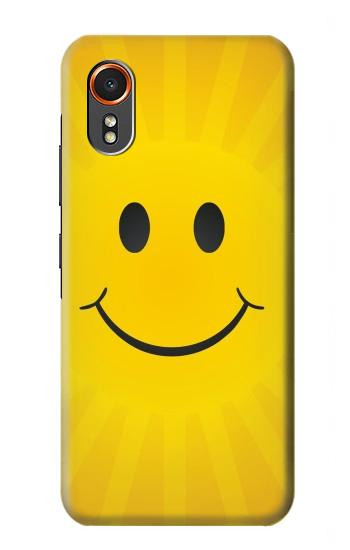S1146 Sourire Soleil Jaune Etui Coque Housse pour Samsung Galaxy XCover7