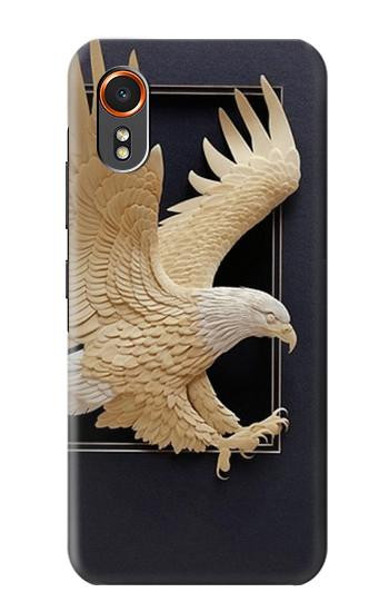 S1383 Sculpture papier Aigle Etui Coque Housse pour Samsung Galaxy XCover7