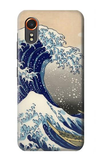 S2389 Hokusai La grande vague de Kanagawa Etui Coque Housse pour Samsung Galaxy XCover7