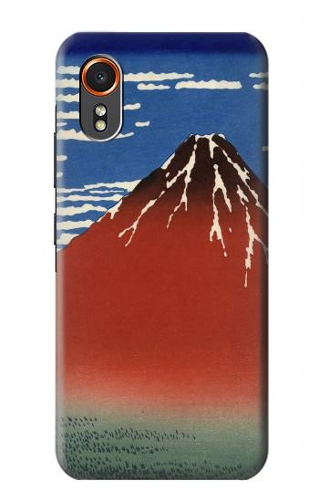 S2390 Katsushika Hokusai Fuji Rouge Etui Coque Housse pour Samsung Galaxy XCover7