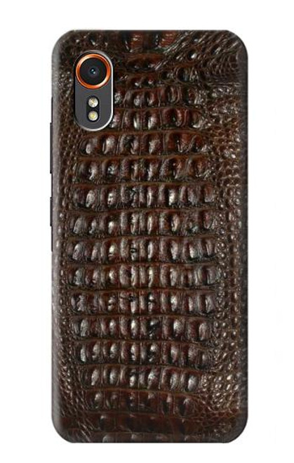 S2850 Imprimé alligator marron Peau graphique Etui Coque Housse pour Samsung Galaxy XCover7