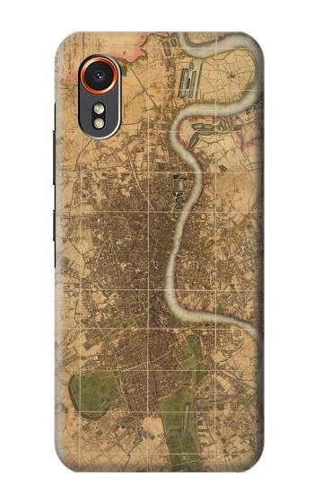 S3230 Carte de Londres millésimé Etui Coque Housse pour Samsung Galaxy XCover7