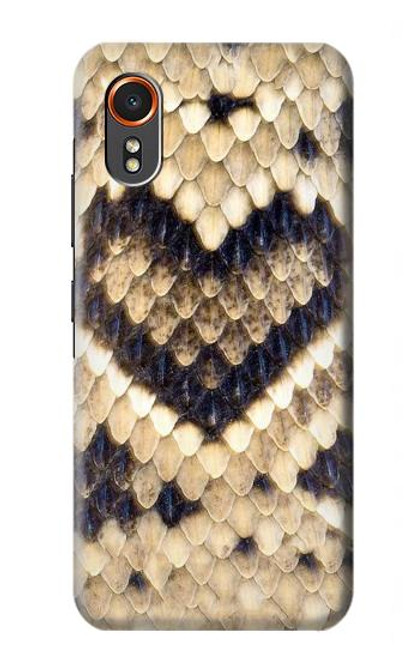 S3417 Diamant Rattle Serpent graphique Imprimer Etui Coque Housse pour Samsung Galaxy XCover7