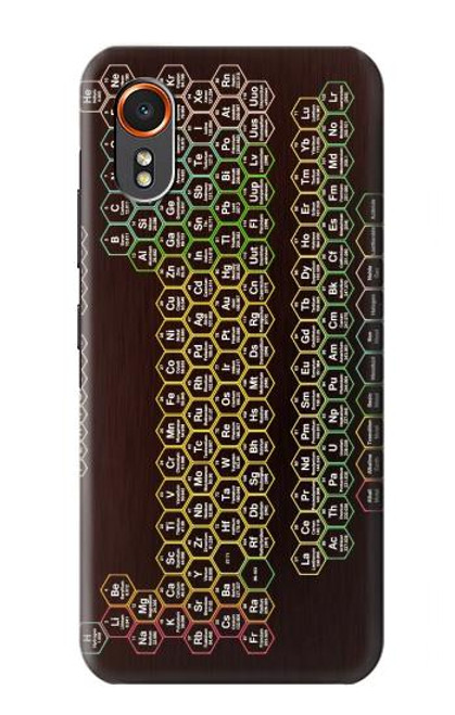 S3544 Néon Honeycomb Tableau périodique Etui Coque Housse pour Samsung Galaxy XCover7