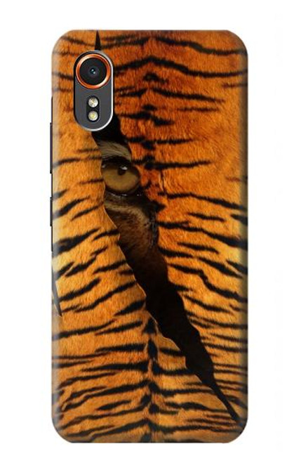 S3951 Marques de larme d'oeil de tigre Etui Coque Housse pour Samsung Galaxy XCover7
