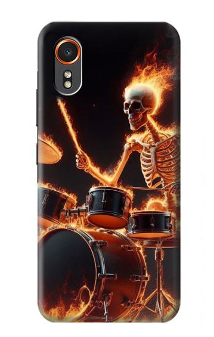 S3985 Batteur de crâne de feu Etui Coque Housse pour Samsung Galaxy XCover7