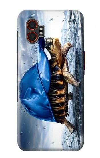 S0084 Tortue sous la pluie Etui Coque Housse pour Samsung Galaxy XCover7 Pro
