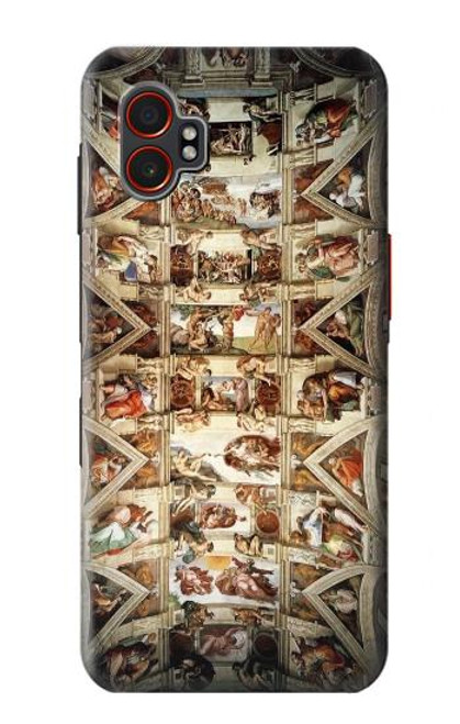 S0177 Michelangelo Chapelle plafond Etui Coque Housse pour Samsung Galaxy XCover7 Pro