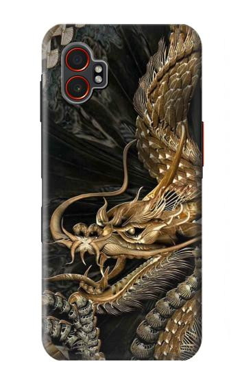S0426 Dragon d'or Etui Coque Housse pour Samsung Galaxy XCover7 Pro