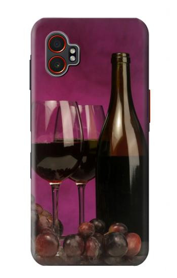 S0910 Rouge vin Etui Coque Housse pour Samsung Galaxy XCover7 Pro