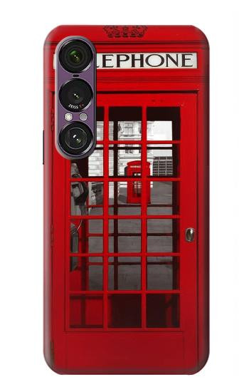S0058 Cabine téléphonique Etui Coque Housse pour Sony Xperia 1 VII