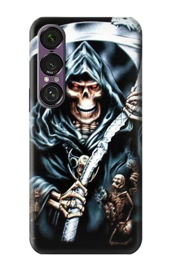 S0295 faucheuse Etui Coque Housse pour Sony Xperia 1 VII