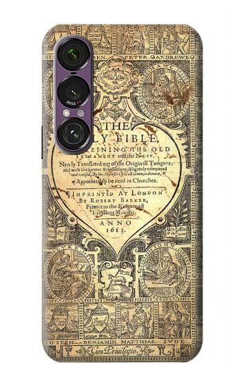 S0330 Bible Etui Coque Housse pour Sony Xperia 1 VII