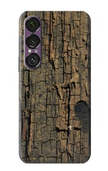 S0598 Bois imprimé graphique Etui Coque Housse pour Sony Xperia 1 VII