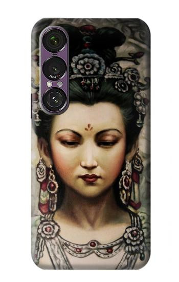 S0681 Guan Yin Etui Coque Housse pour Sony Xperia 1 VII