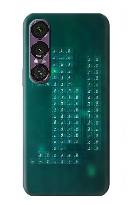 S0846 Chimie Tableau périodique Etui Coque Housse pour Sony Xperia 1 VII