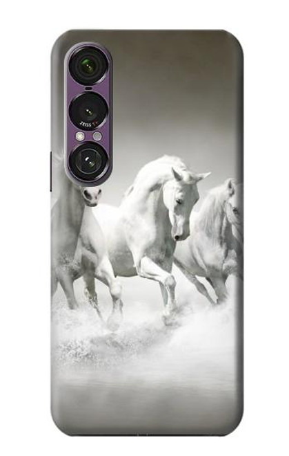 S0933 Cheval Blanc Etui Coque Housse pour Sony Xperia 1 VII