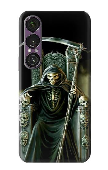 S1024 Roi Squelette Faucheuse Etui Coque Housse pour Sony Xperia 1 VII