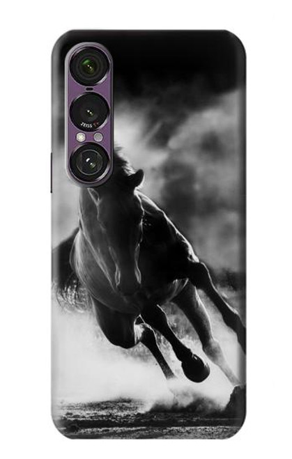 S1860 Cheval courant Etui Coque Housse pour Sony Xperia 1 VII
