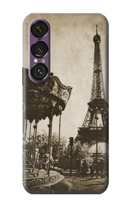 S2174 Tour Eiffel Paris Millésime Etui Coque Housse pour Sony Xperia 1 VII