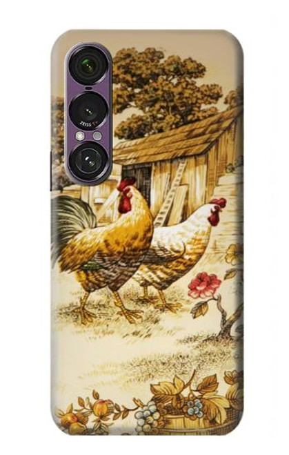 S2181 Français Pays Poulet Etui Coque Housse pour Sony Xperia 1 VII