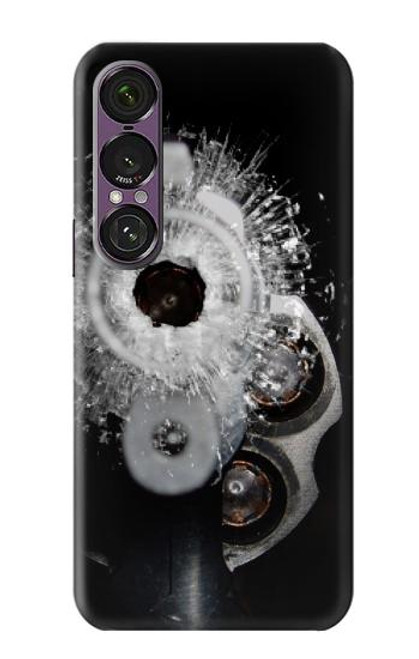S2387 Verre bullet Trou Pistolet Etui Coque Housse pour Sony Xperia 1 VII