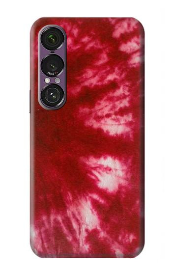 S2480 Tie dye rouge Etui Coque Housse pour Sony Xperia 1 VII