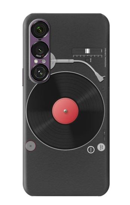 S3952 Graphique de tourne-disque vinyle tourne-disque Etui Coque Housse pour Sony Xperia 1 VII