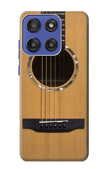 S0057 Guitare acoustique Etui Coque Housse pour Motorola Moto G Stylus 5G (2025), Edge 60 Stylus