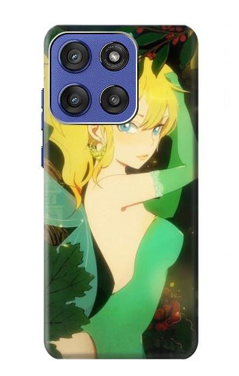 S0095 Peter Pan Tinker Bell Etui Coque Housse pour Motorola Moto G Stylus 5G (2025,2026), Edge 60 Stylus