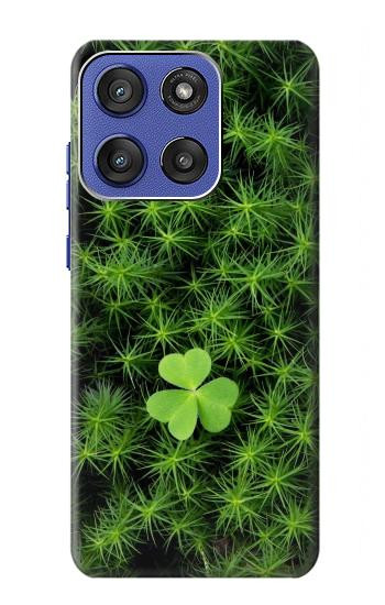 S0358 Feuille de trèfle Etui Coque Housse pour Motorola Moto G Stylus 5G (2025,2026), Edge 60 Stylus