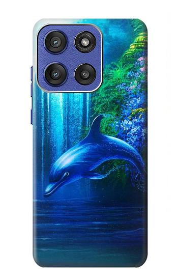 S0385 Dauphin Etui Coque Housse pour Motorola Moto G Stylus 5G (2025,2026), Edge 60 Stylus