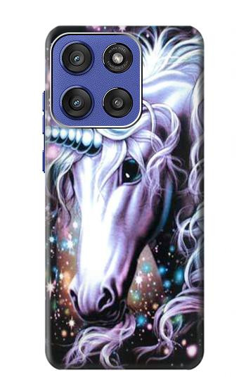 S0749 licorne Cheval Etui Coque Housse pour Motorola Moto G Stylus 5G (2025,2026), Edge 60 Stylus