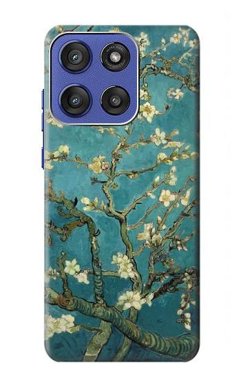 S0842 Blossoming Amandier Van Gogh Etui Coque Housse pour Motorola Moto G Stylus 5G (2025,2026), Edge 60 Stylus
