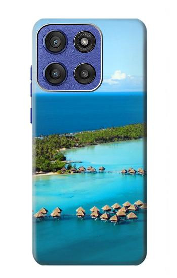 S0844 Bora Bora Etui Coque Housse pour Motorola Moto G Stylus 5G (2025,2026), Edge 60 Stylus